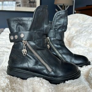 NWOB Alexander McQueen Motorcycle Boots